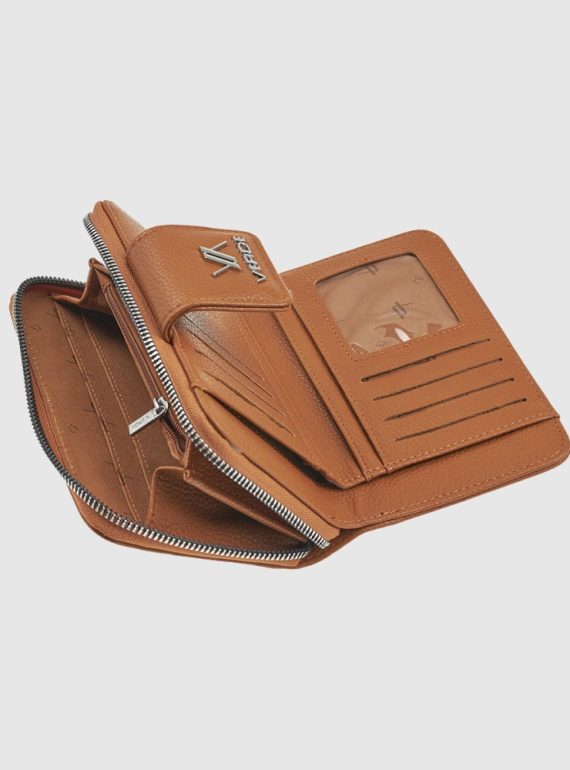 Verde 18-1510 Γυναικείο Πορτοφόλι Camel