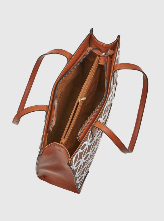 Verde 16-7693 Γυναικεία Τσάντα Ώμου Camel