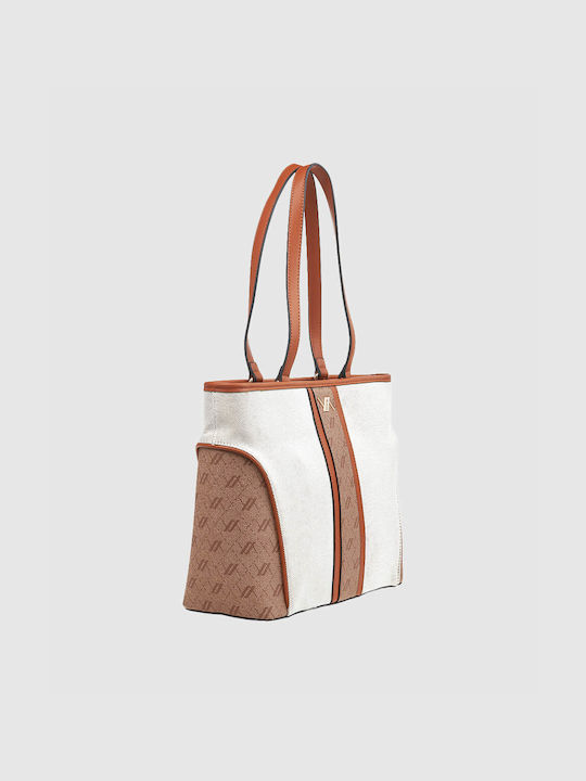 Verde 16-7797 Γυναικεία Τσάντα Ώμου Camel