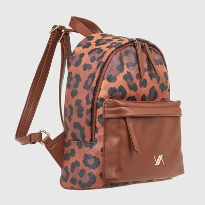 Verde 16-8034 Γυναικείo Σακίδιο Πλάτης Animal Print