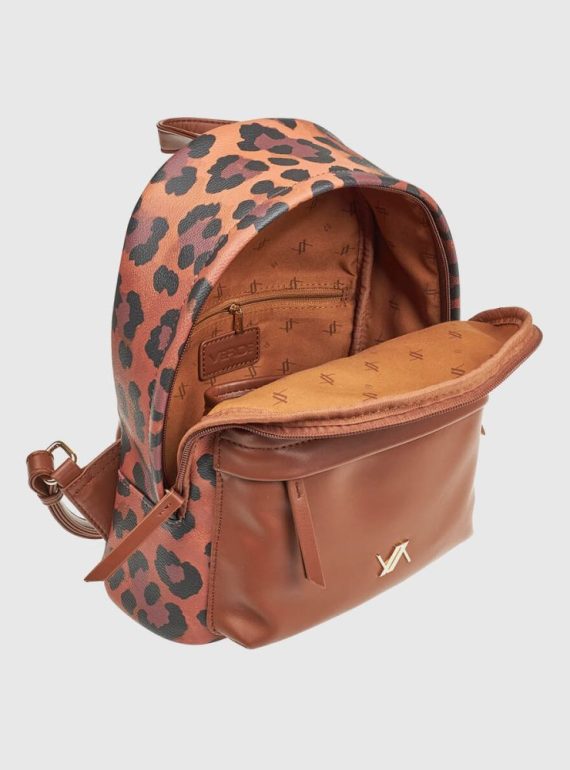 Verde 16-8034 Γυναικείo Σακίδιο Πλάτης Animal Print