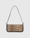 Verde 16-8037 Γυναικεία Τσάντα Ώμου Animal Print