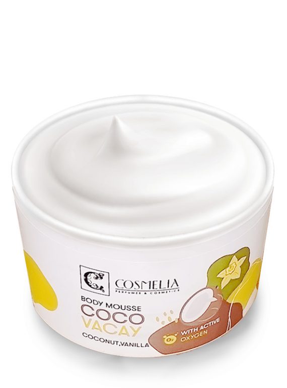 Cosmelia Coco Vacay Coconut & Vanilla Body Mousse 200 ml