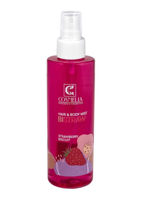 Cosmelia Bistraw Strawberry Biscuit Hair & Body mist 200 ml