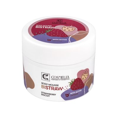 Cosmelia Bistraw Strawberry Biscuit Body Mousse 200 ml